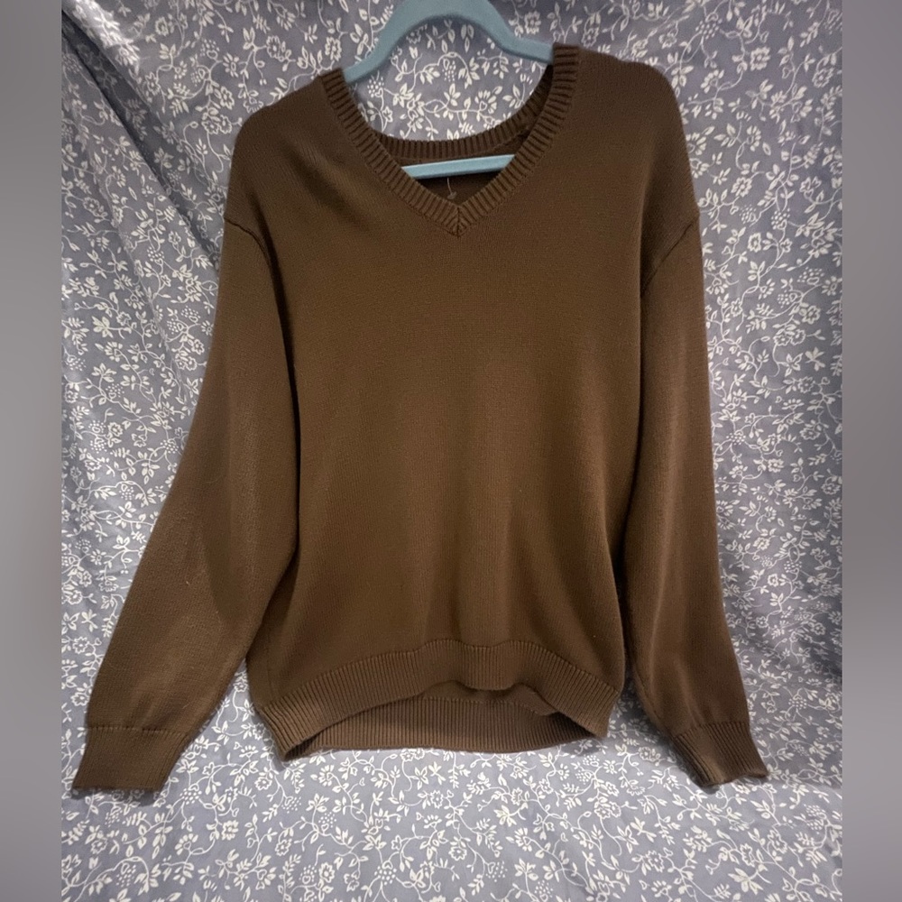 Oversized Small Brown Sweater